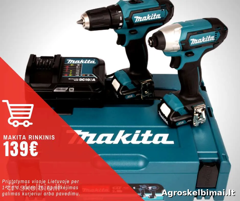 Makita įrankių komplektas - Įrankiai ir įranga nuotrauka 5
