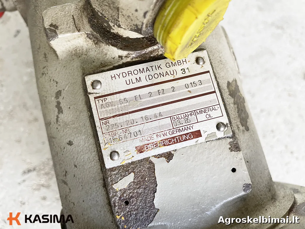Parduodamas Hydromatik hidraulinis variklis A6V55 - Statybinė technika nuotrauka 6