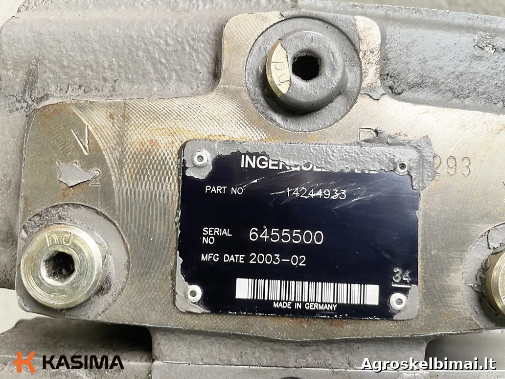 Parduodamas Ingersoll Rand hidraulinis siurblys - Statybinė technika nuotrauka 5