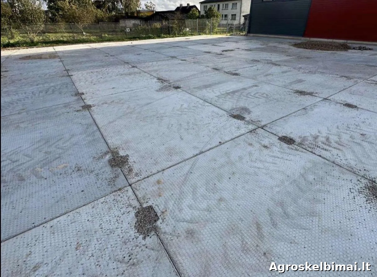 Betoninės kelio plokštės, ūkis, aikštelės, logistika - Statybinės medžiagos nuotrauka 5