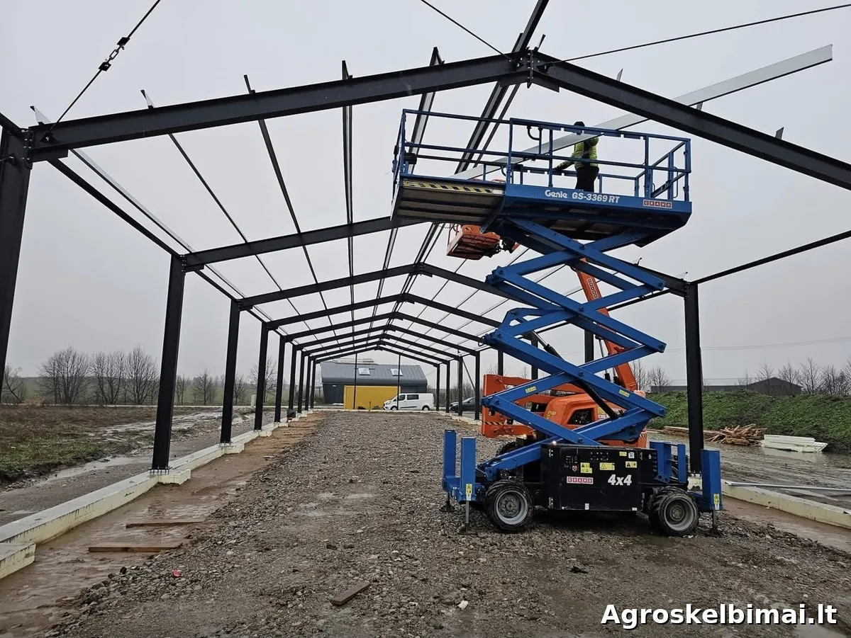 Angarų konstrukcijos - Statybinės medžiagos nuotrauka 8