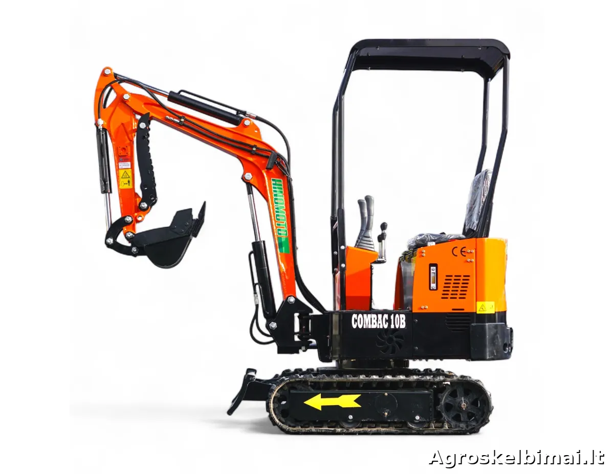 Ekskavatorius Hinomoto COMBAC 10B - Statybinė technika nuotrauka 2