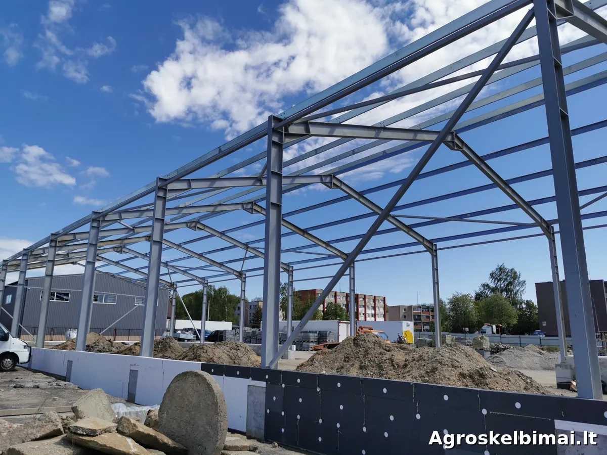 Angarų gamyba - Statybos darbai nuotrauka 6