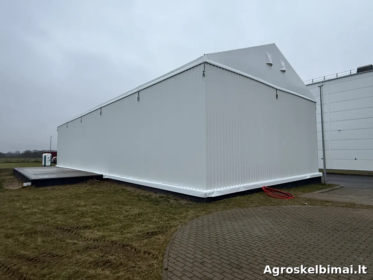 Tentiniai angarai metaliniai angarai žemės ūkiui 
