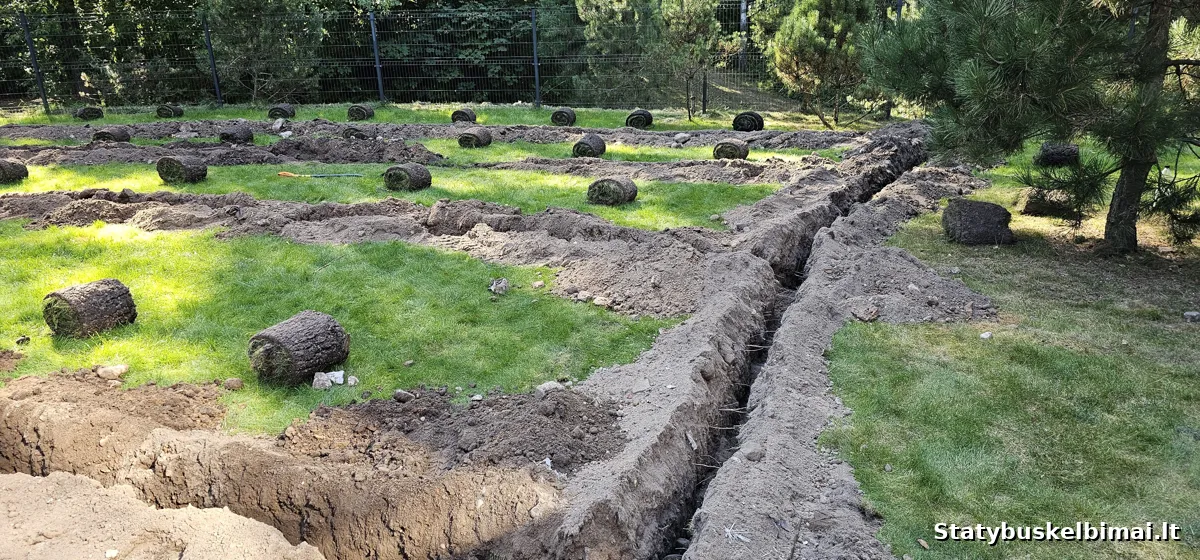 Drenažo ir lietaus nuvedimo sistemų įrengimas - Aplinkos tvarkymas ir gerbūvis nuotrauka 6