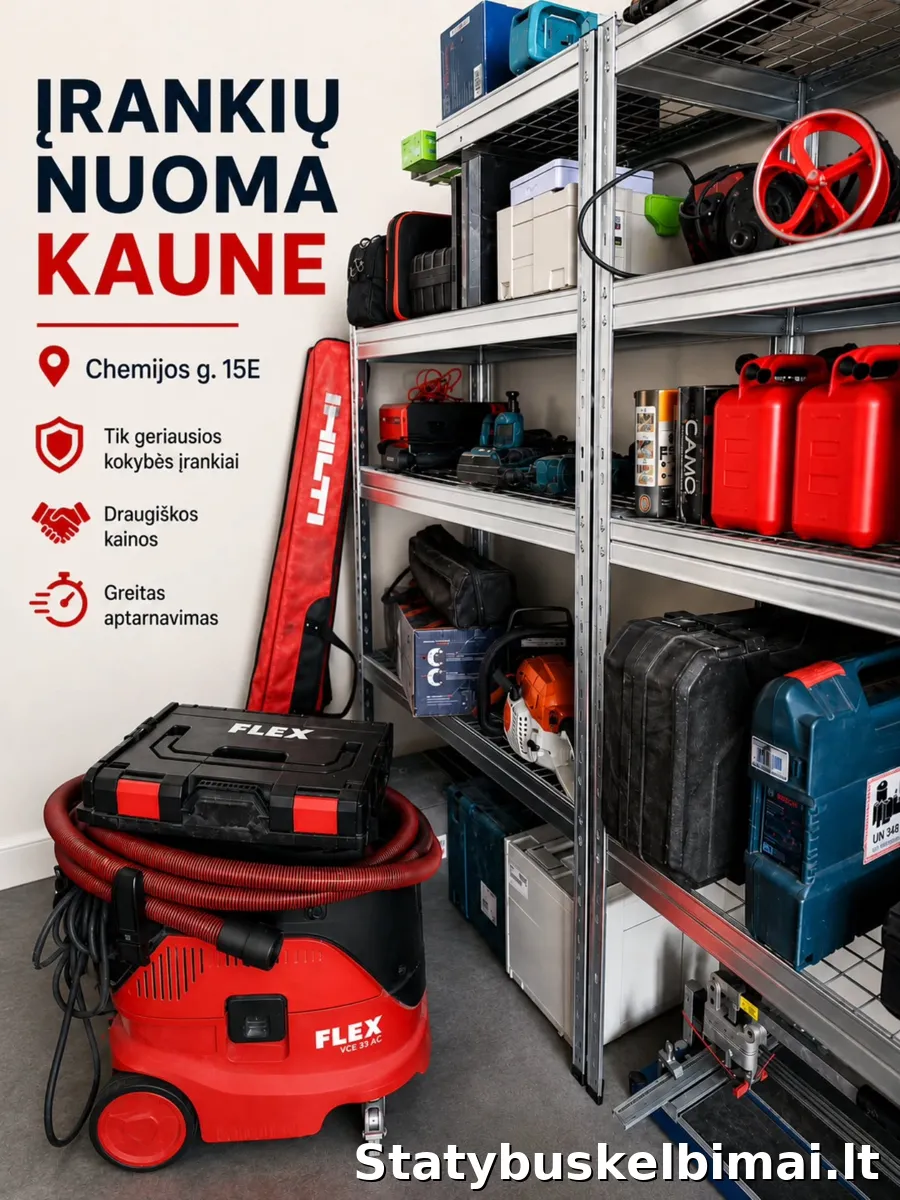 Įrankių nuoma Kaune – MUNDIS.LT - Įrankiai ir įranga nuotrauka 2