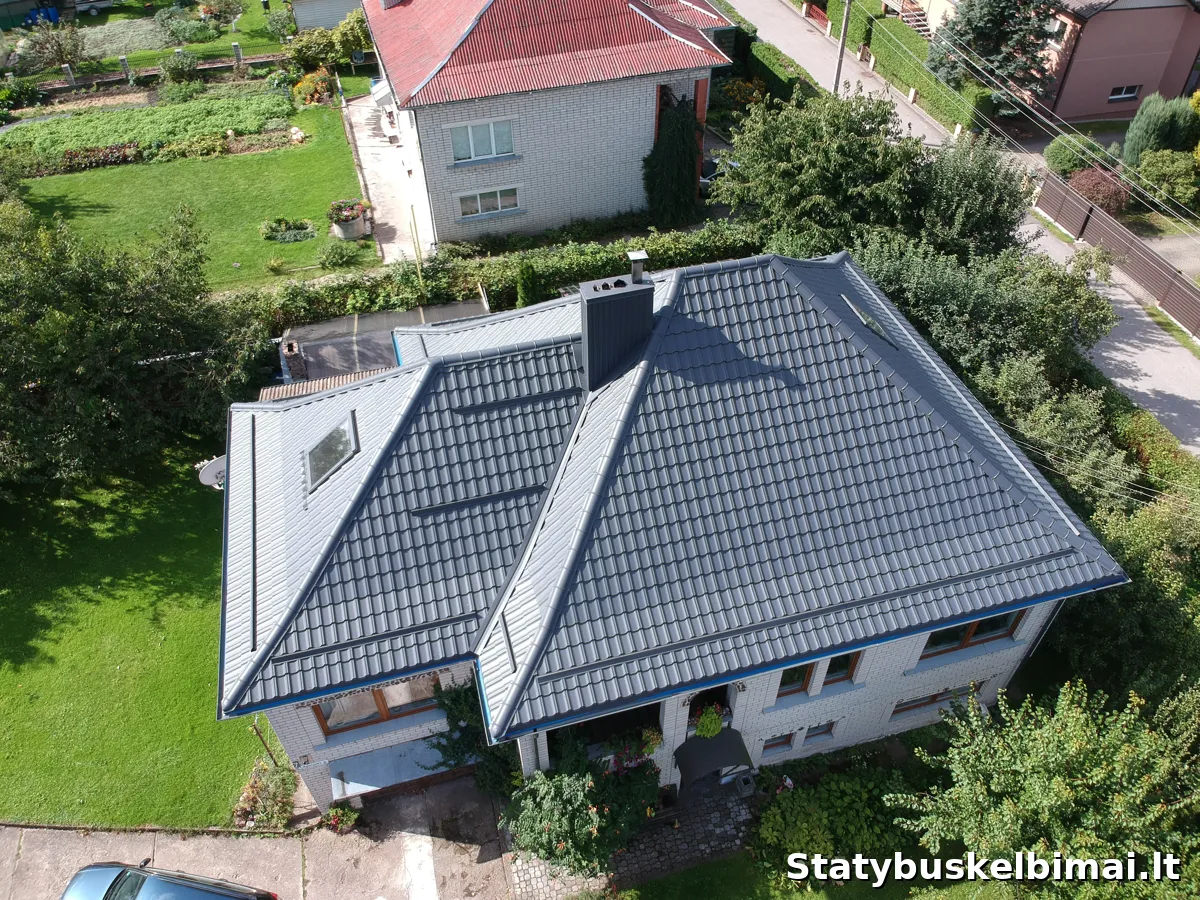 Stogų dengimas , karkasinių namų statyba - Statybos darbai, Kaunas