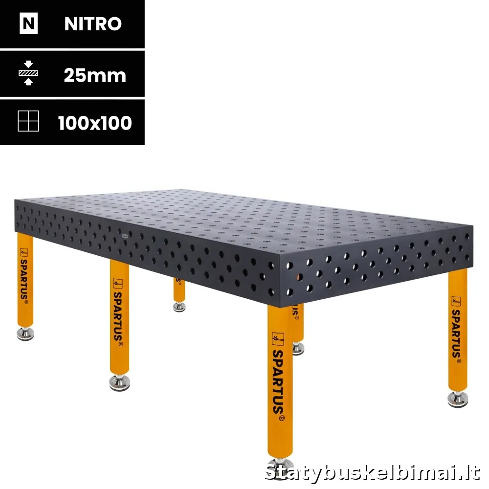 Suvirinimo stalas SPARTUS MAXIMUS 3D 2400x1200x200mm | D28 |  - Įrankiai ir įranga, Kaunas