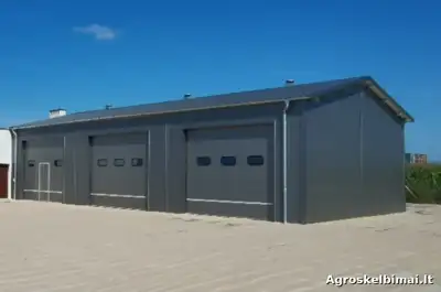 Parduodamas angaras 12x12 m (148m2)  - Statybinės medžiagos