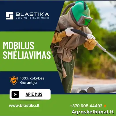 Smėliavimas – metalo, medienos ir kitų paviršių valymas - Remontas ir apdaila
