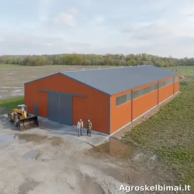 Angarai, sandėliai, stoginės | Borga - Statybinės medžiagos