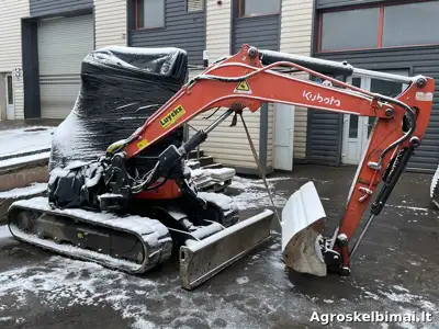 Parduodamas dalimis ekskavatorius Kubota U55-4 (2014m)