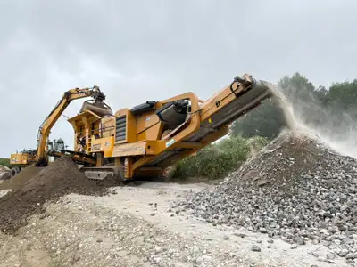 Akmenskaldžių nuoma – betono, plytų ir akmenų smulkinimas