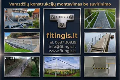 Pajuskite montavimo malonumą su fitingiais