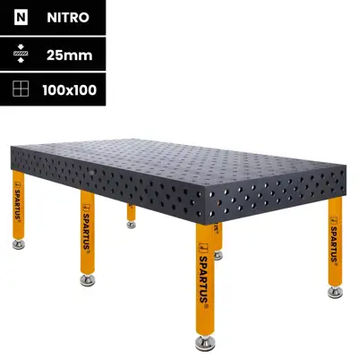 Suvirinimo stalas SPARTUS MAXIMUS 3D 2400x1200x200mm | D28 | 